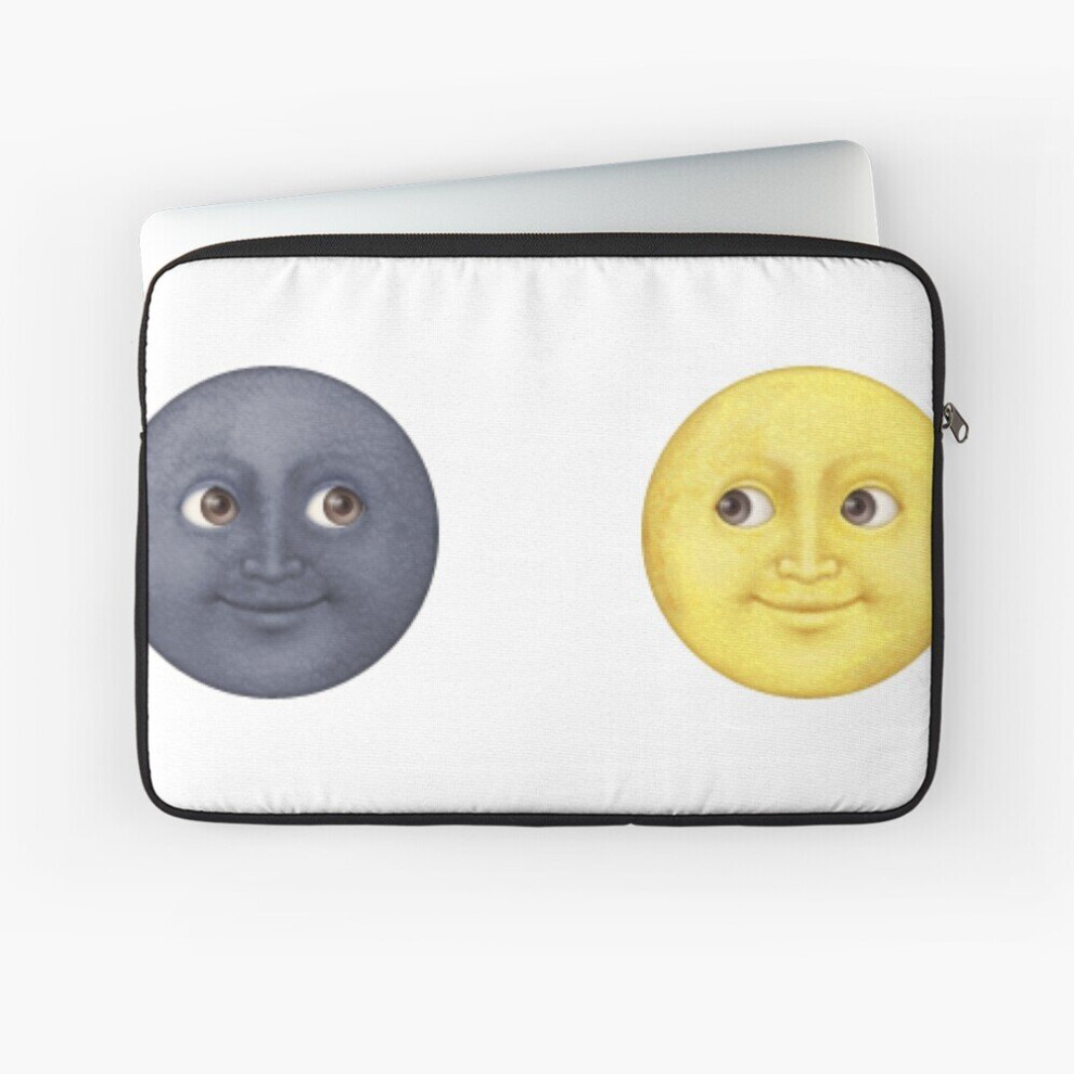 Laptop Sleeve Moon Emoji 10 12 13 15 17 Inch Case Notebook Tablet Carrying Bag Cover 7802738494860