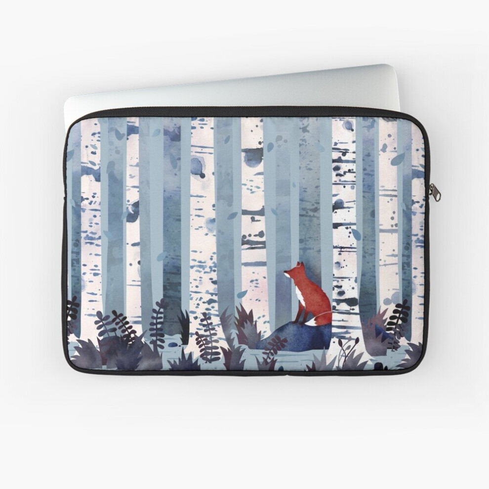 Laptop Sleeve The Birches (In ) 10 12 13 15 17 Inch Case Notebook Tablet Carrying Bag Cover Blue 7802738412178