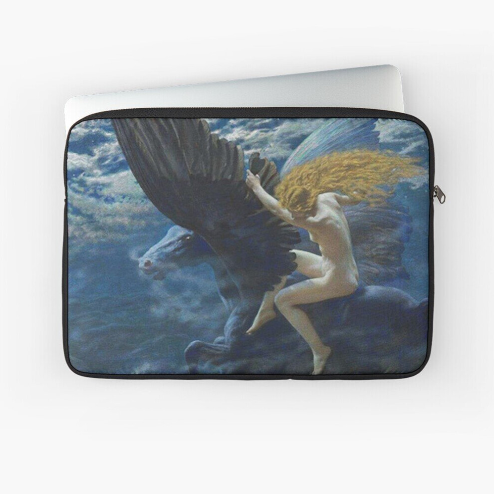 Laptop Sleeve A Witch - Edward Robert Hughes 10 12 13 15 17 Inch Case Notebook Tablet Carrying Bag Cover 7802738494310