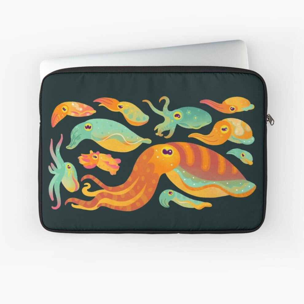 Photos - Travel Bags Laptop Sleeve Cuttlefish - dark 10 12 13 15 17 Inch Case Notebook Tablet Carrying Bag Cover