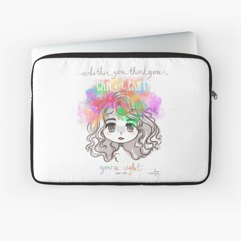 Laptop Sleeve Whether You Think You Can Or Can't... 10 12 13 15 17 Inch Case Notebook Tablet Carrying Bag Cover 7802738493023