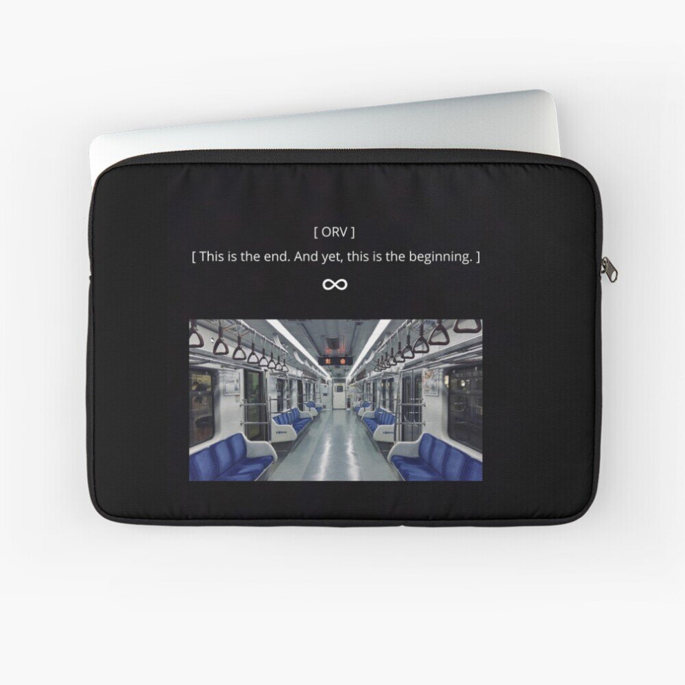 Laptop Sleeve Orv Beginning / End - Ver. 10 12 13 15 17 Inch Case Notebook Tablet Carrying Bag Cover Black 7802738479522