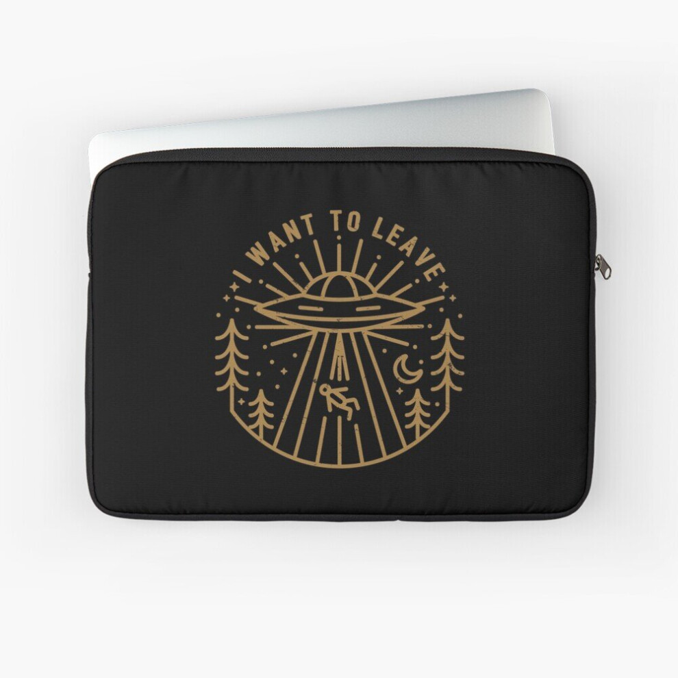 Laptop Sleeve I Want To Leave 10 12 13 15 17 Inch Case Notebook Tablet Carrying Bag Cover 7802738412765