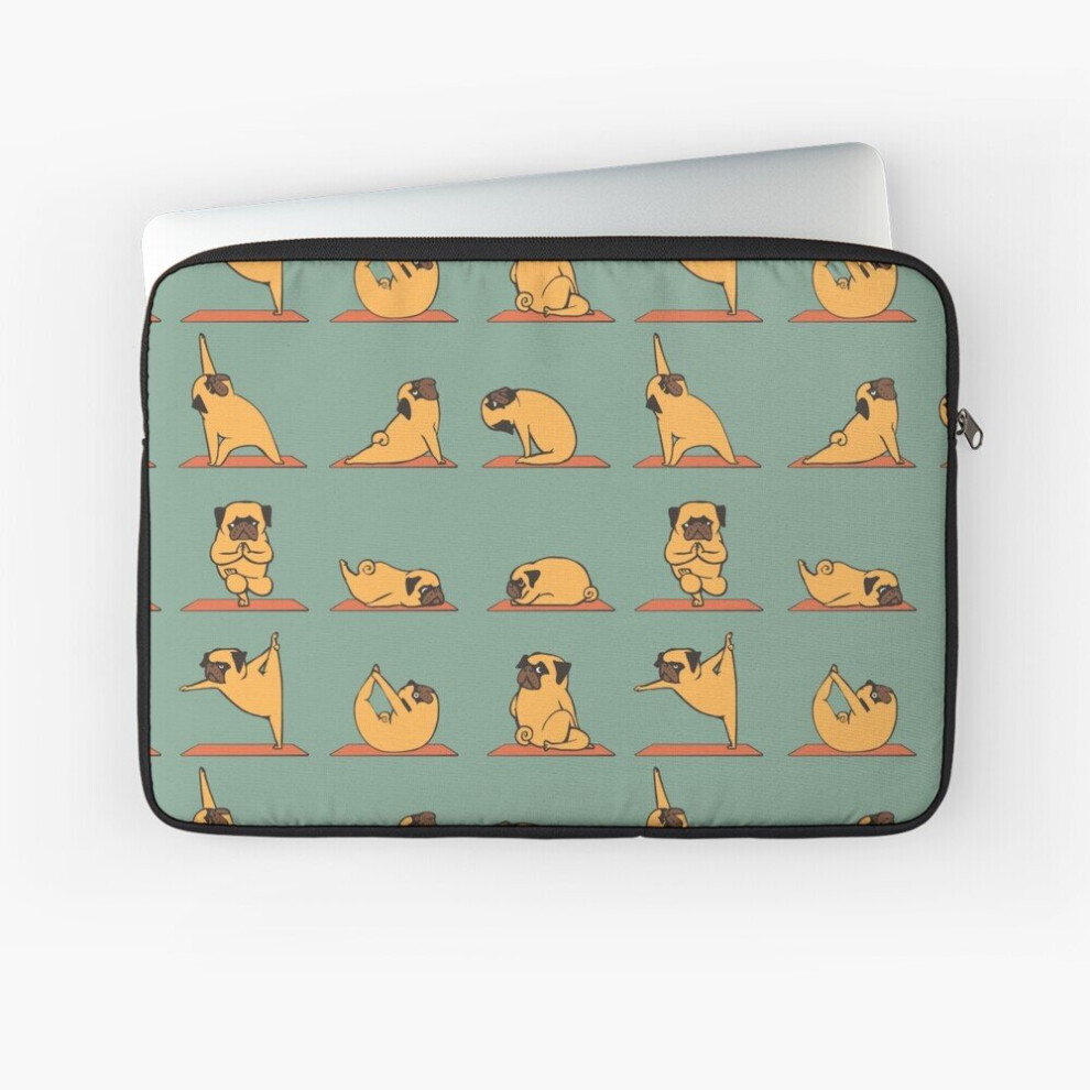 Laptop Sleeve Pug Yoga 10 12 13 15 17 Inch Case Notebook Tablet Carrying Bag Cover 7802738414516