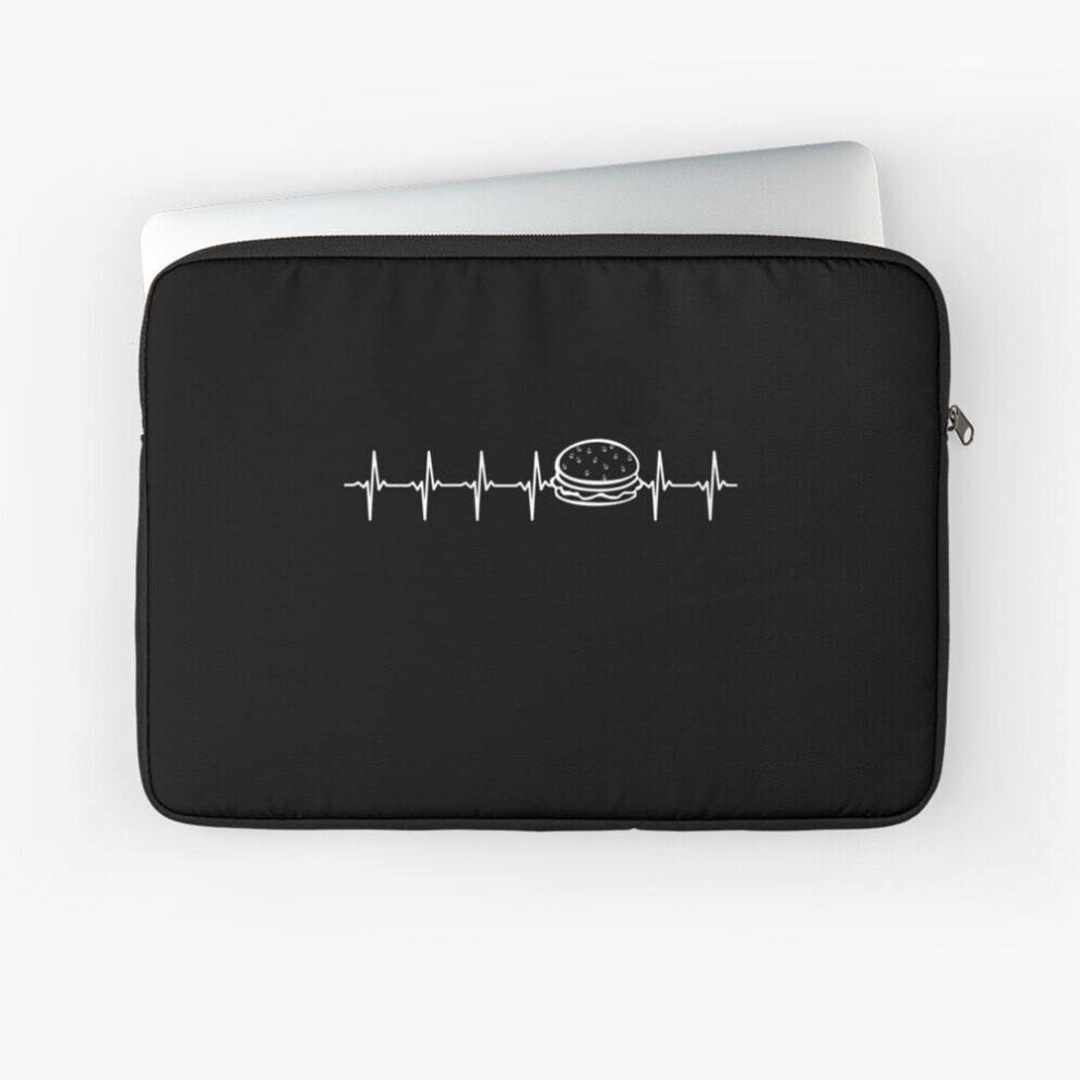 Laptop Sleeve Hamburger Heartbeat 10 12 13 15 17 Inch Case Notebook Tablet Carrying Bag Cover 7802738492187