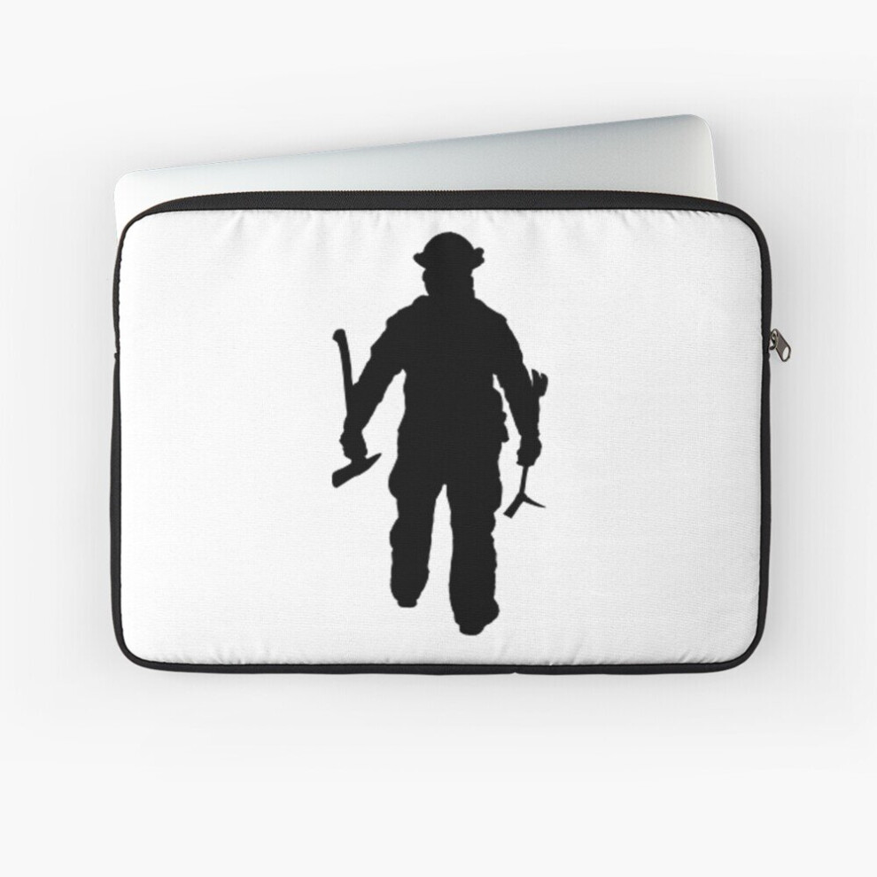 Laptop Sleeve Firefighter Silhouette 10 12 13 15 17 Inch Case Notebook Tablet Carrying Bag Cover 7802738471335