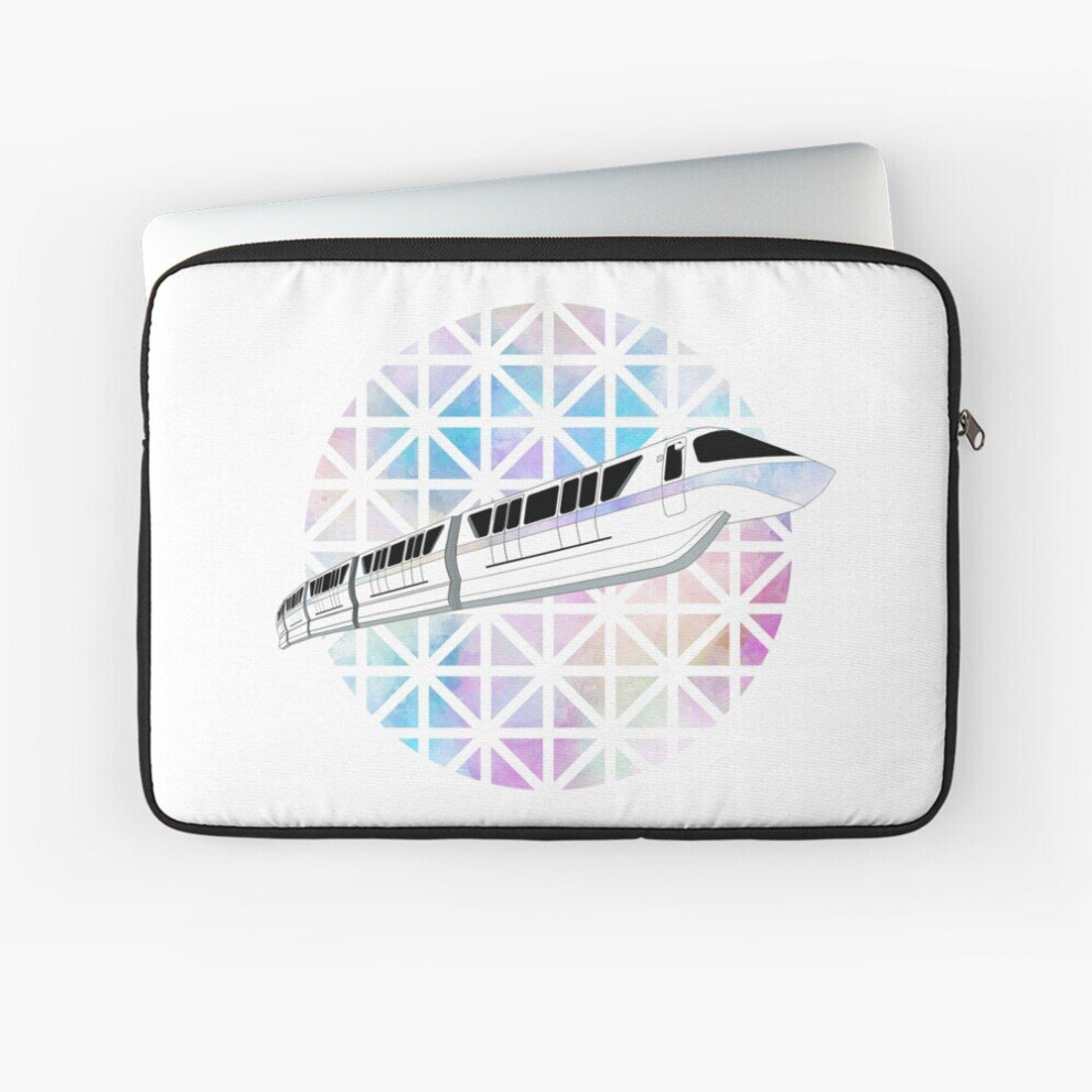Laptop Sleeve Rainbow Spaceship Earth Monorail 10 12 13 15 17 Inch Case Notebook Tablet Carrying Bag Cover 7802738455373
