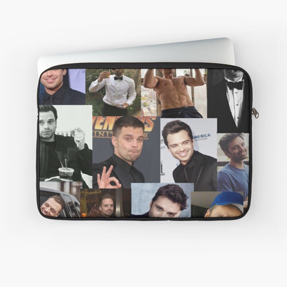 Laptop Sleeve Sebastian Stan Pic Collage 10 12 13 15 17 Inch Case Notebook Tablet Carrying Bag Cover 7802738509014