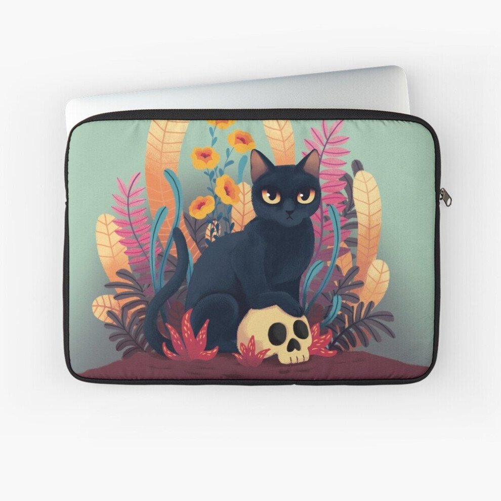 Laptop Sleeve Skull Kitty 10 12 13 15 17 Inch Case Notebook Tablet Carrying Bag Cover 7802738445763