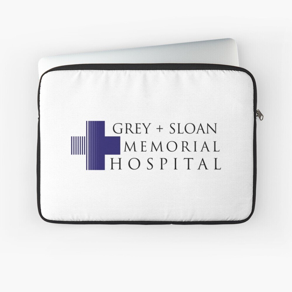 Laptop Sleeve + Sloan Memorial Hospital 10 12 13 15 17 Inch Case Notebook Tablet Carrying Bag Cover Grey 7802738433678