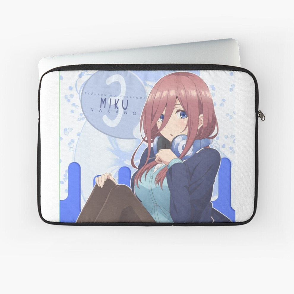 Laptop Sleeve Nakano Miku Gotoubun No Hanayome / Quintessential Quintuplets 10 12 13 15 17 Inch Case Notebook Tablet Carrying Bag Cover 7802738510829