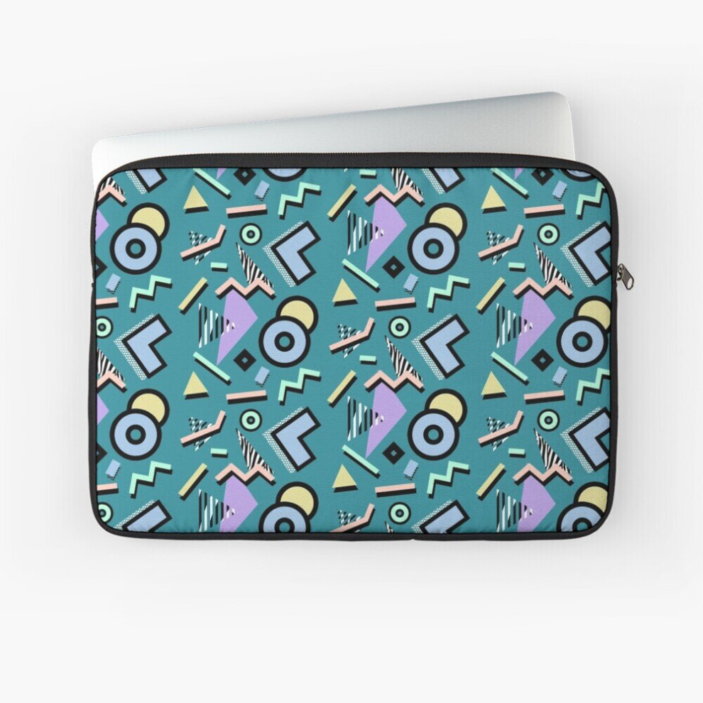 Laptop Sleeve 80S Pattern Vaporwave Memphis Pastel Squiggles 10 12 13 15 17 Inch Case Notebook Tablet Carrying Bag Cover 7802738437676