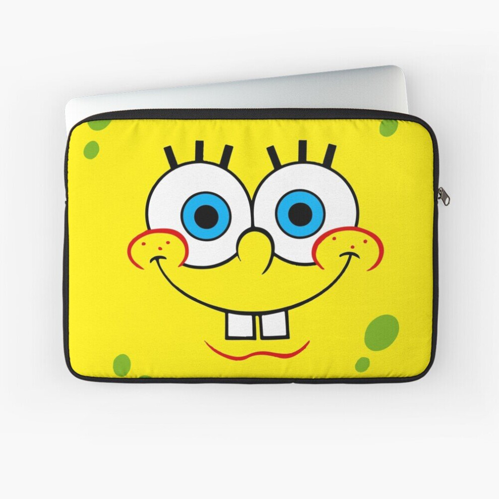 Laptop Sleeve Spongebob Squarepants Face 10 12 13 15 17 Inch Case Notebook Tablet Carrying Bag Cover 7802738506112