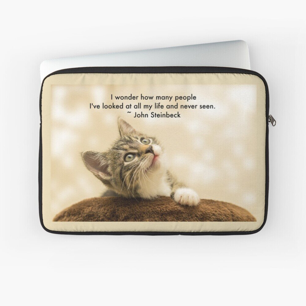 Laptop Sleeve Never Seen Steinbeck 10 12 13 15 17 Inch Case Notebook Tablet Carrying Bag Cover 7802738502190