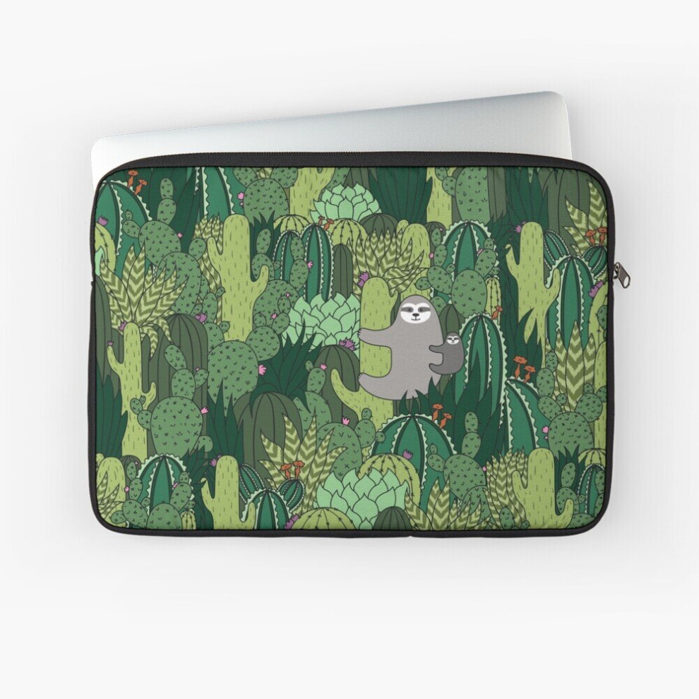 Laptop Sleeve Cactus Sloth 10 12 13 15 17 Inch Case Notebook Tablet Carrying Bag Cover 7802738426120