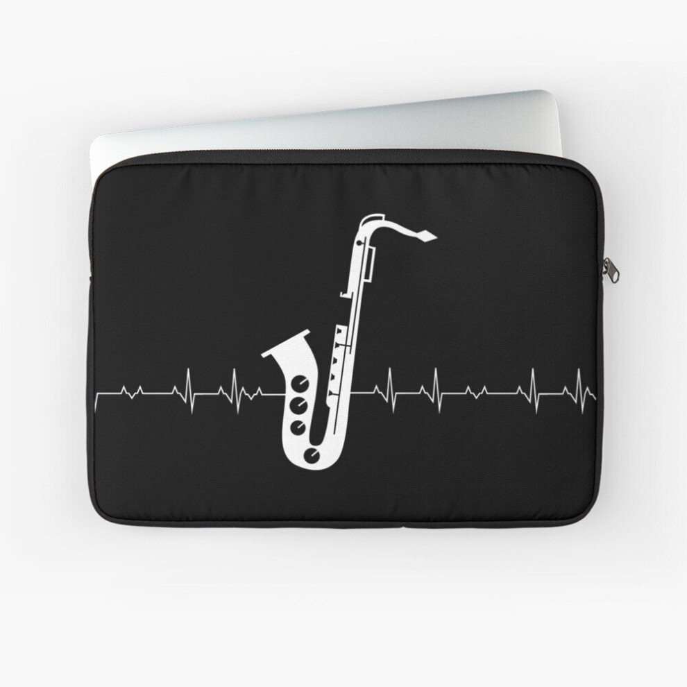 Laptop Sleeve Saxophone Heartbeat 10 12 13 15 17 Inch Case Notebook Tablet Carrying Bag Cover 7802738487527