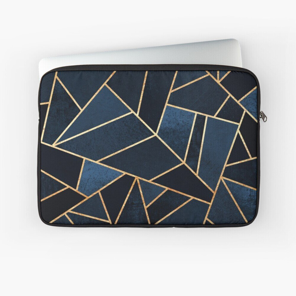 Laptop Sleeve Navy Stone 10 12 13 15 17 Inch Case Notebook Tablet Carrying Bag Cover Blue 7802738412369
