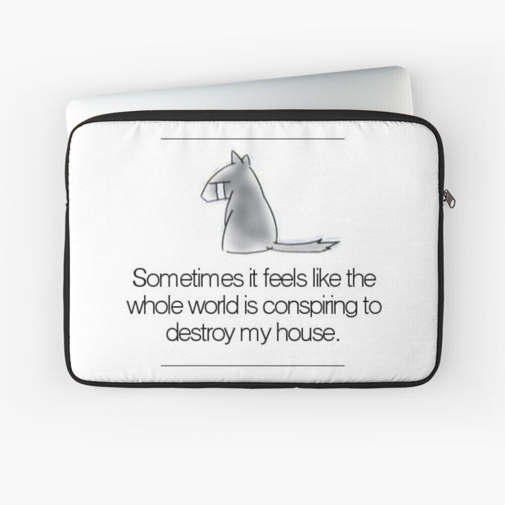 Laptop Sleeve Shigure - "Sometimes It Feels Like The Whole World Is Conspiring 10 12 13 15 17 Inch Case Notebook Tablet Carrying Bag Cover 7802738507645