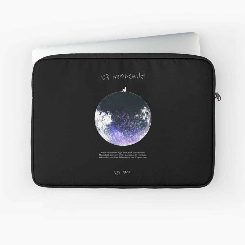 Laptop Sleeve Rm Mono. - Moonchild Dark 10 12 13 15 17 Inch Case Notebook Tablet Carrying Bag Cover Blue 7802738455748
