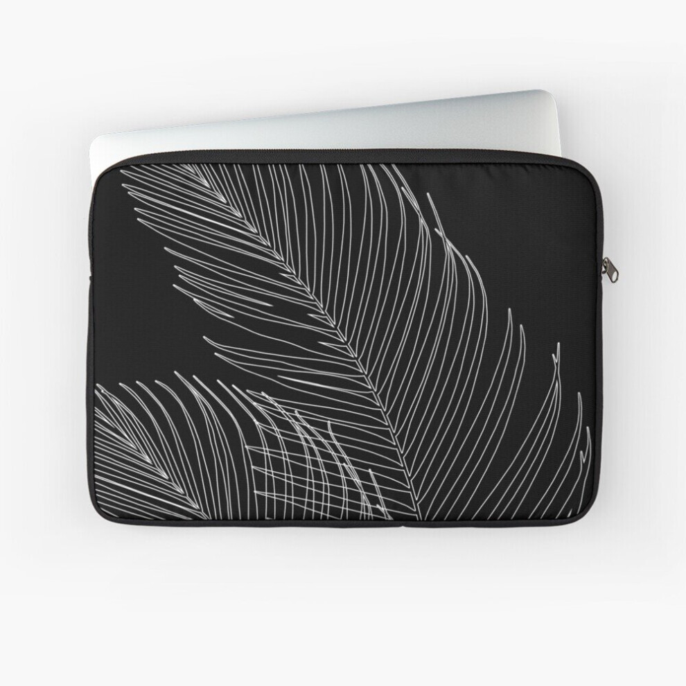 Laptop Sleeve Palm Leaves Finesse Line Art #2 #Minimal #Decor #Art 10 12 13 15 17 Inch Case Notebook Tablet Carrying Bag Cover 7802738444087