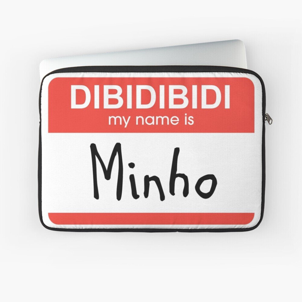 Laptop Sleeve Shinee Minho Name Tag 10 12 13 15 17 Inch Case Notebook Tablet Carrying Bag Cover 7802738493283