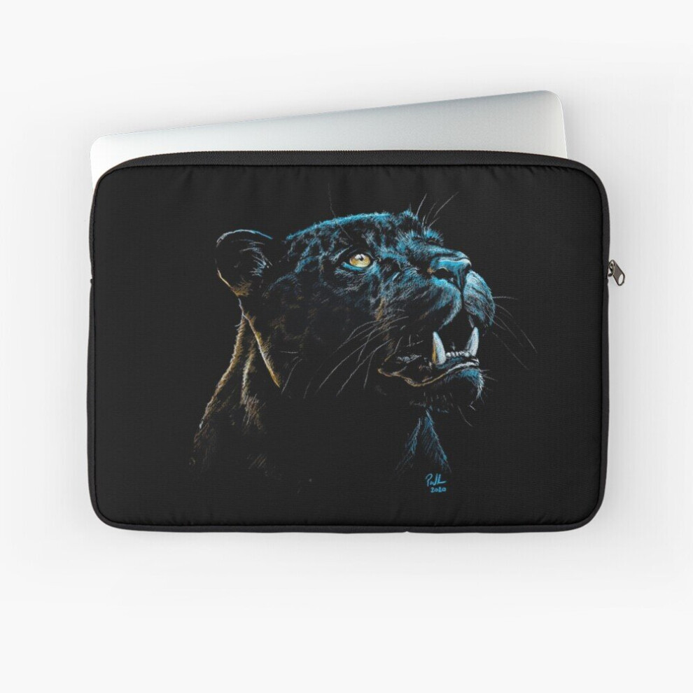 Laptop Sleeve Jaguar Drawing 10 12 13 15 17 Inch Case Notebook Tablet Carrying Bag Cover Black 7802738506549