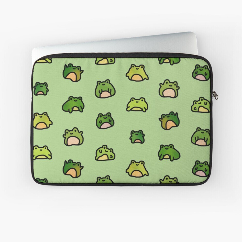 Laptop Sleeve Frogs Doodle 10 12 13 15 17 Inch Case Notebook Tablet Carrying Bag Cover 7802738412383