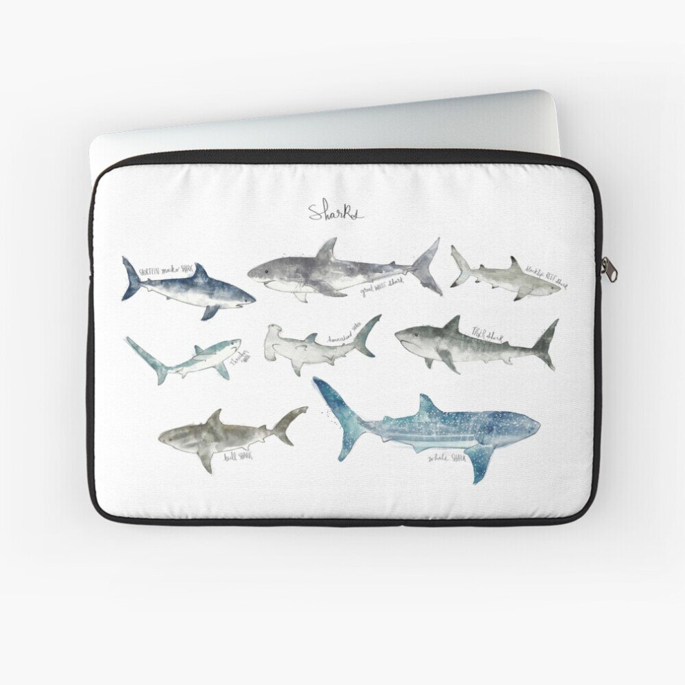 Laptop Sleeve Sharks 10 12 13 15 17 Inch Case Notebook Tablet Carrying Bag Cover 7802738411331