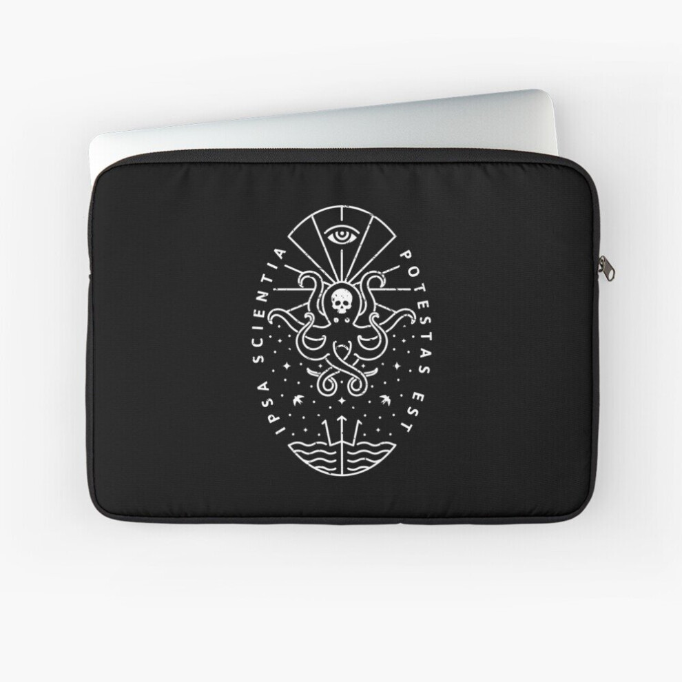 Laptop Sleeve Knowledge - /Skull 10 12 13 15 17 Inch Case Notebook Tablet Carrying Bag Cover White 7802738463989