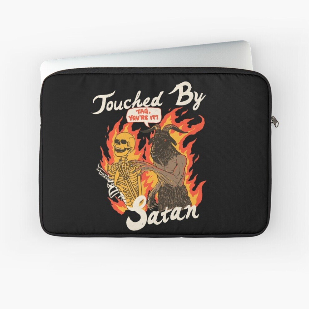 Laptop Sleeve Touched By Satan 10 12 13 15 17 Inch Case Notebook Tablet Carrying Bag Cover 7802738475227