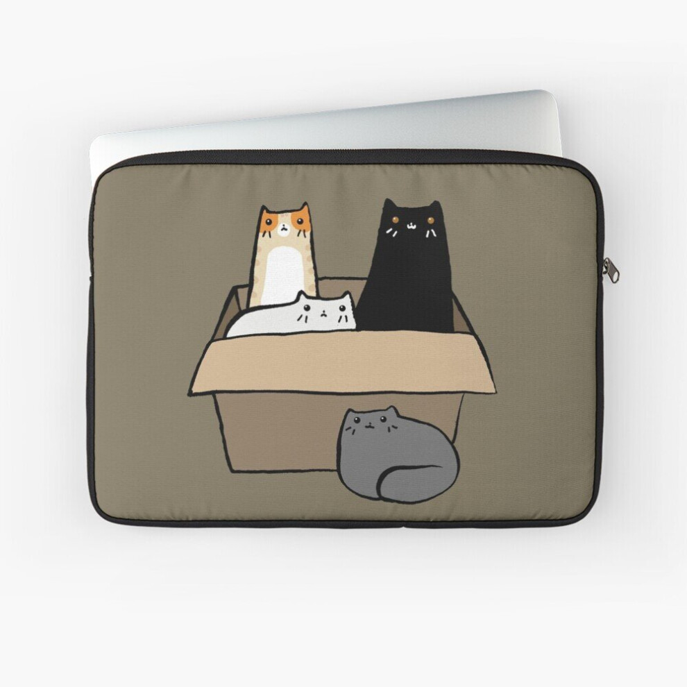Laptop Sleeve Cats In A Box 10 12 13 15 17 Inch Case Notebook Tablet Carrying Bag Cover 7802738514537