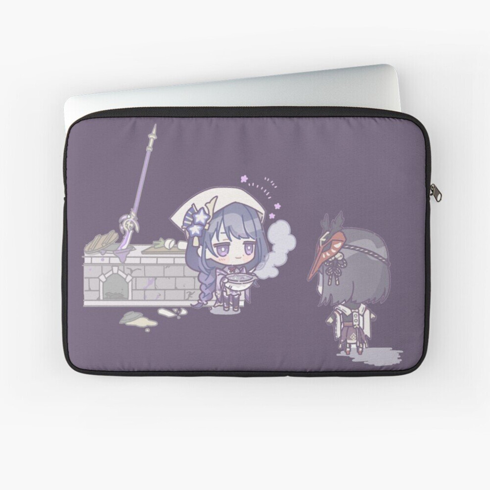 Laptop Sleeve Genshin Impact Raiden And Sara 10 12 13 15 17 Inch Case Notebook Tablet Carrying Bag Cover 7802738487848
