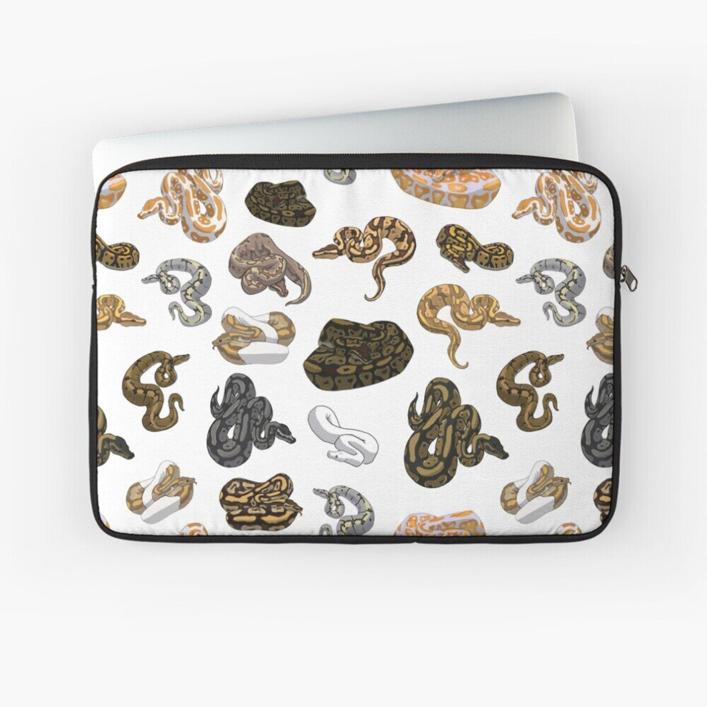 Laptop Sleeve Ball Python Morph Snake Pattern 10 12 13 15 17 Inch Case Notebook Tablet Carrying Bag Cover 7802738517682