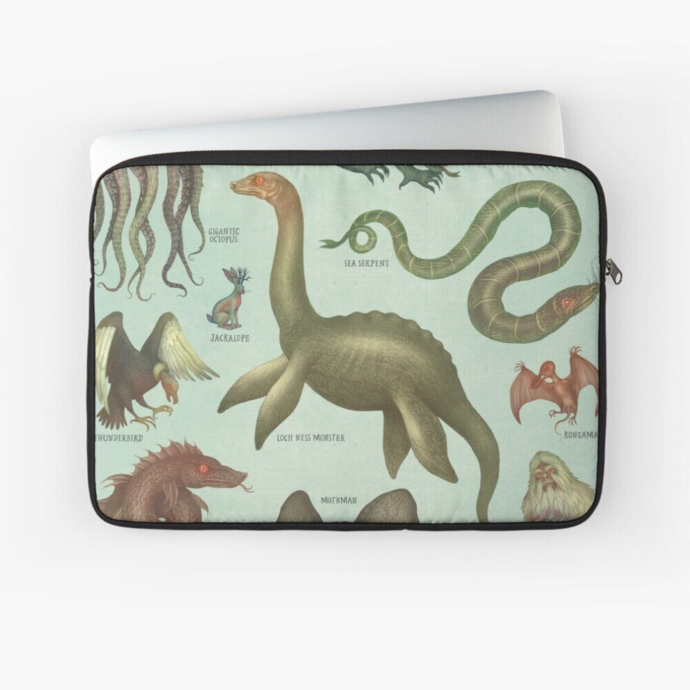 Laptop Sleeve Cryptids - Cryptozoology Species 10 12 13 15 17 Inch Case Notebook Tablet Carrying Bag Cover 7802738419320