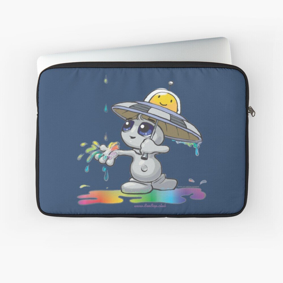 Laptop Sleeve Beebop The Alien- Rainbow Rain 10 12 13 15 17 Inch Case Notebook Tablet Carrying Bag Cover 7802738489279