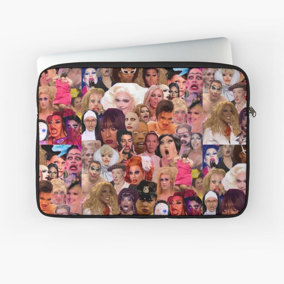 Laptop Sleeve Iconic Drag Queens Collage 10 12 13 15 17 Inch Case Notebook Tablet Carrying Bag Cover 7802738462166