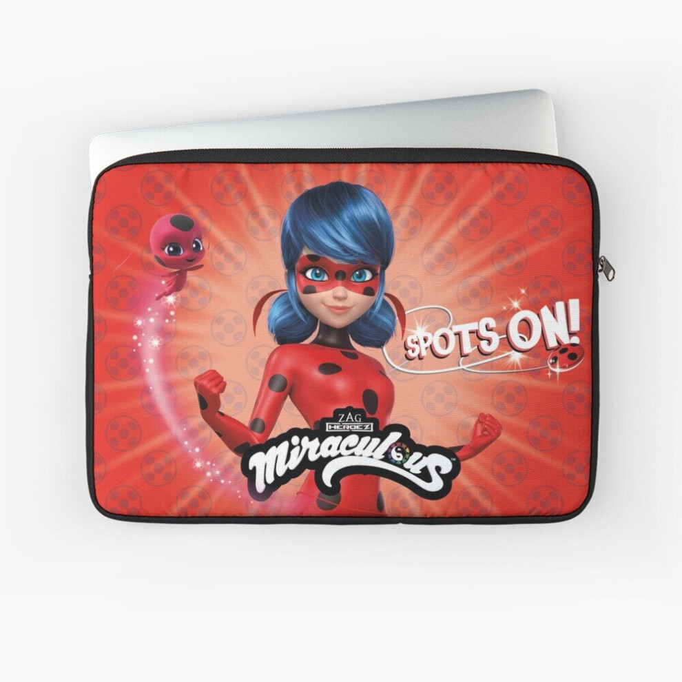 Laptop Sleeve Miraculous Ladybug - Character Focus Ladybug Spots On 10 12 13 15 17 Inch Case Notebook Tablet Carrying Bag Cover 7802738424331