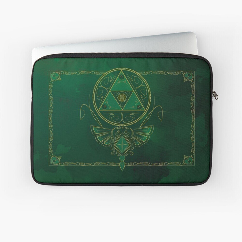 Laptop Sleeve ~ Courage~ 10 12 13 15 17 Inch Case Notebook Tablet Carrying Bag Cover Green 7802738426403