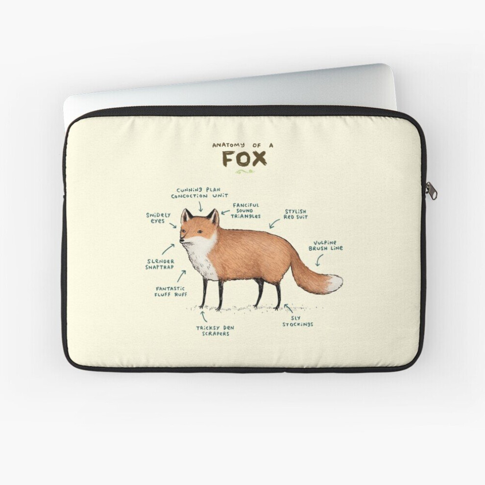 Laptop Sleeve Anatomy Of A Fox 10 12 13 15 17 Inch Case Notebook Tablet Carrying Bag Cover 7802738429206