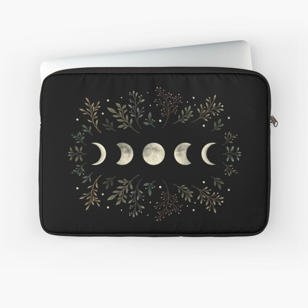 Laptop Sleeve Moonlit Garden-Olive 10 12 13 15 17 Inch Case Notebook Tablet Carrying Bag Cover Green 7802738416305