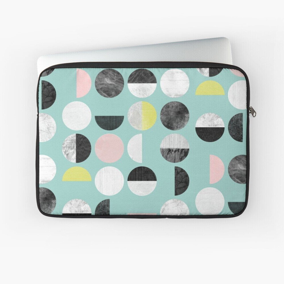 Laptop Sleeve Half Circles 10 12 13 15 17 Inch Case Notebook Tablet Carrying Bag Cover 7802738498578