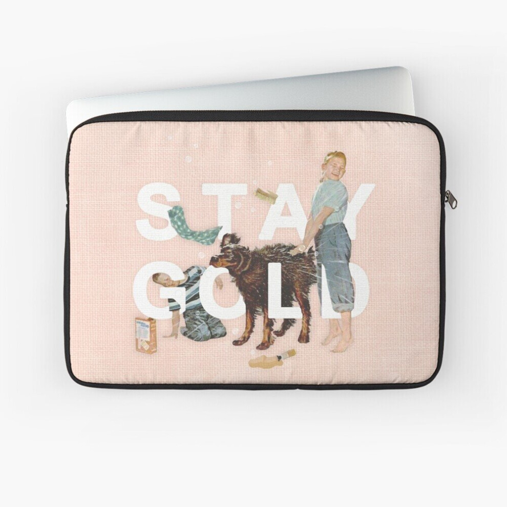 Laptop Sleeve Stay 10 12 13 15 17 Inch Case Notebook Tablet Carrying Bag Cover Gold 7802738488289