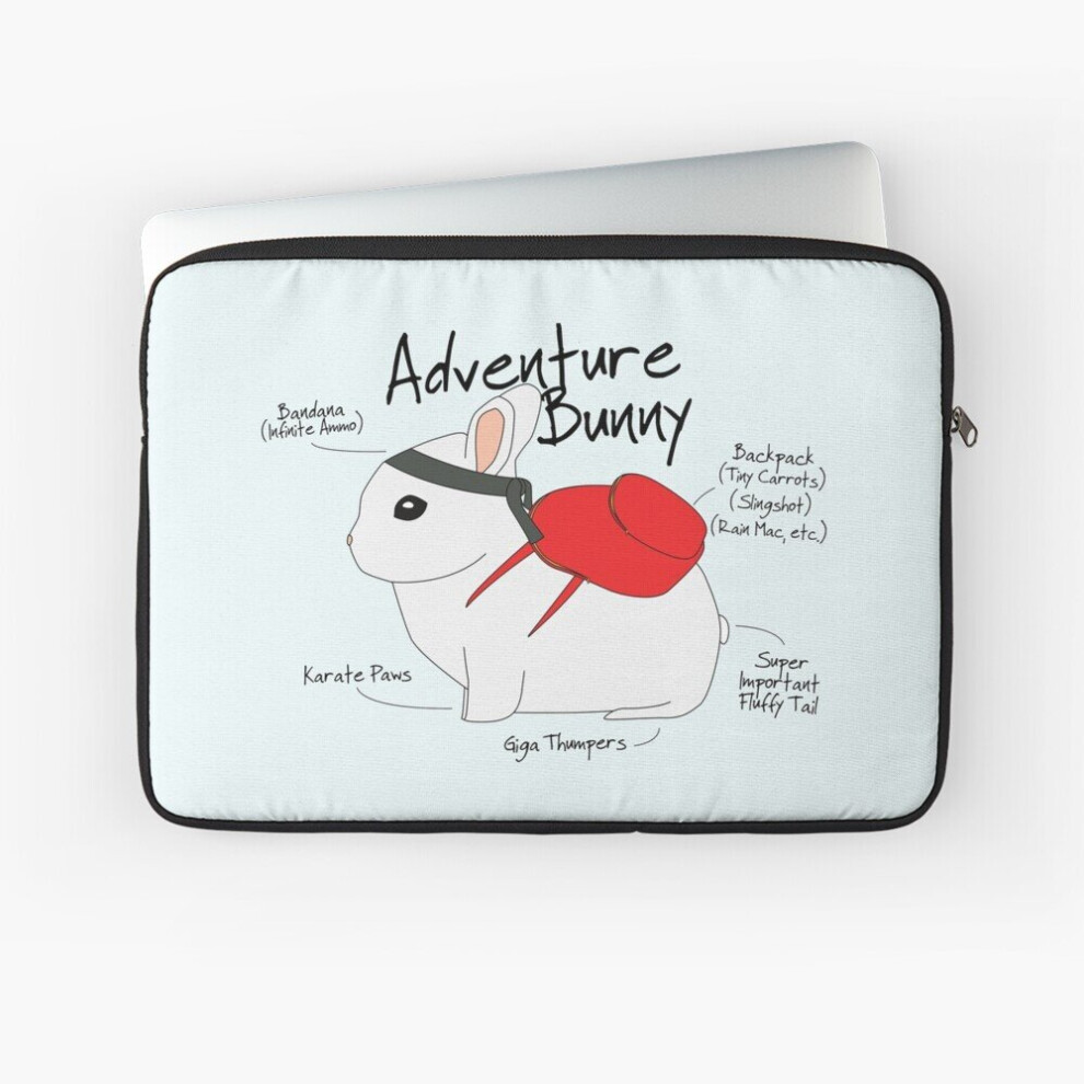 Laptop Sleeve Adventure Bunny 10 12 13 15 17 Inch Case Notebook Tablet Carrying Bag Cover 7802738422528