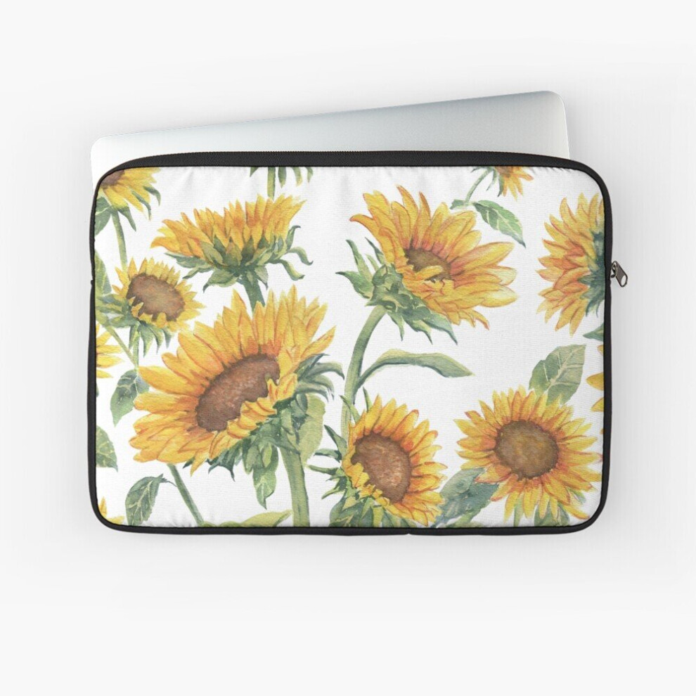 Laptop Sleeve Blooming Sunflowers 10 12 13 15 17 Inch Case Notebook Tablet Carrying Bag Cover 7802738435511