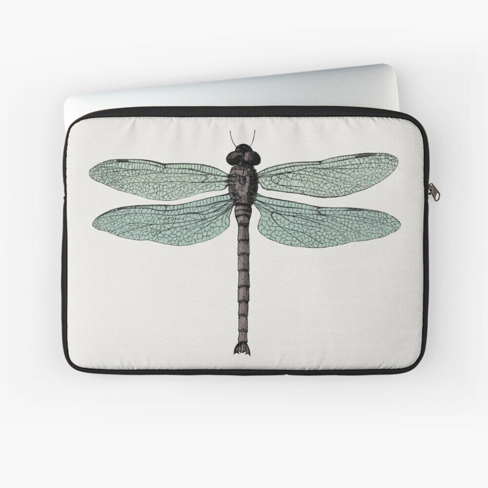 Laptop Sleeve Antique Typographic Vintage Dragonfly 10 12 13 15 17 Inch Case Notebook Tablet Carrying Bag Cover 7802738428131