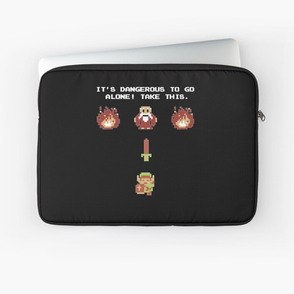 Laptop Sleeve It's Dangerous To Go Alone 10 12 13 15 17 Inch Case Notebook Tablet Carrying Bag Cover 7802738463026