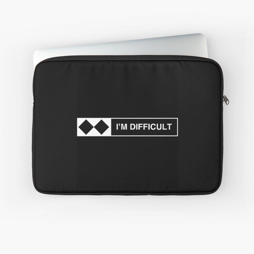 Laptop Sleeve I'm Difficult Ski Snowboard 10 12 13 15 17 Inch Case Notebook Tablet Carrying Bag Cover 7802738472790