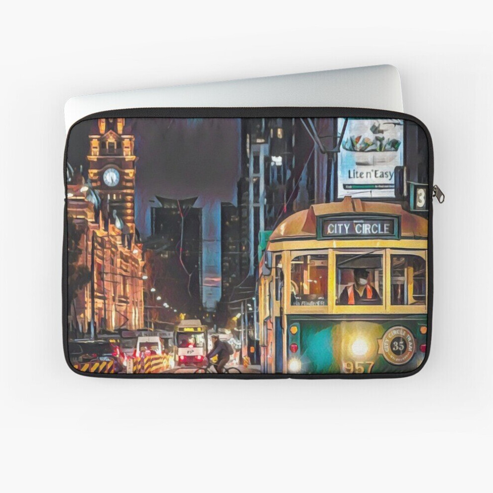 Laptop Sleeve Melbourne By Night 10 12 13 15 17 Inch Case Notebook Tablet Carrying Bag Cover 7802738495096
