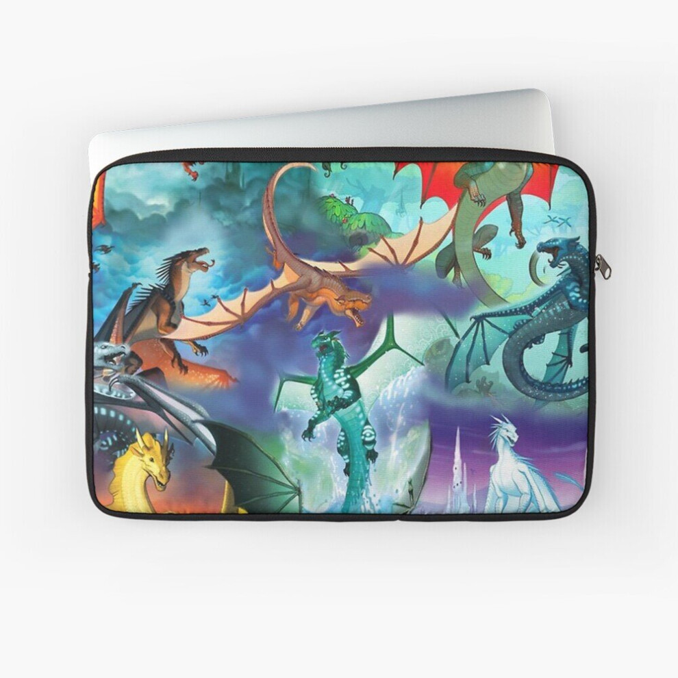 Laptop Sleeve Wing Of Fire All Dragon Pattern Background 10 12 13 15 17 Inch Case Notebook Tablet Carrying Bag Cover 7802738449853