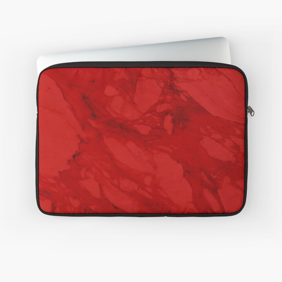 Laptop Sleeve Crimson Calacatta Marble 10 12 13 15 17 Inch Case Notebook Tablet Carrying Bag Cover 7802738487886